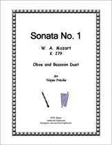 Sonata No. 1 K. 279 P.O.D. cover